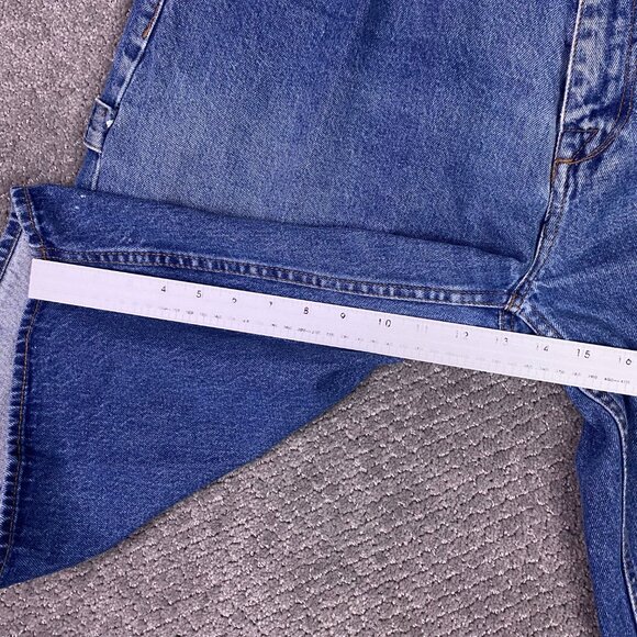 Y2K G Unit Denim Jean Shorts Men's Size 38 Blue Baggy Cotton Vintage Carpenter - Picture 15 of 15